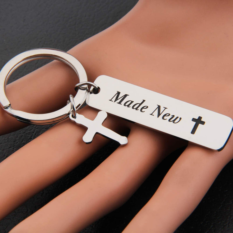 [Australia] - Lywjyb Birdgot Adult Baptism Gift Made New Baptism Keychain Christian Baptized Jewelry Teen Baptism Keychains 