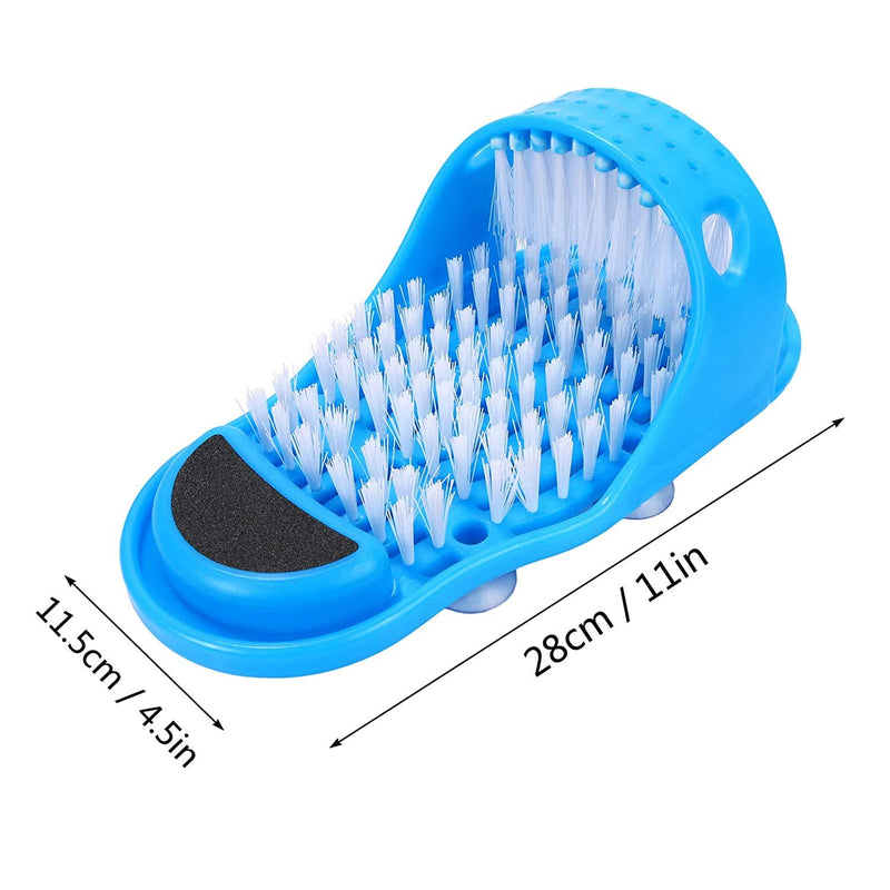 [Australia] - Simple Feet Cleaner,Evermarket Magic Foot Scrubber,Exfoliating Easy Cleaning Brush,Feet Washer Shower Spa Massager Slippers Foot Scrubber Slipper 