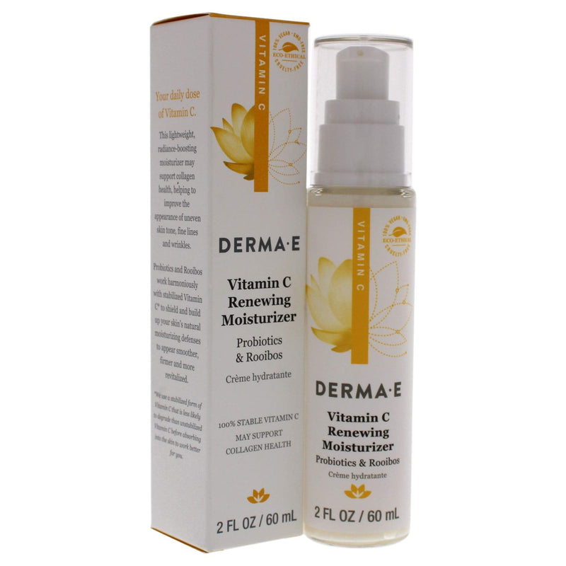 [Australia] - DERMA E Vitamin C Renewing Moisturizer with Probiotics and Rooibos, 2 Fl Oz 