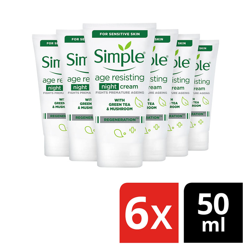 [Australia] - Simple Regeneration Age Resisting Night Cream 50 ml - Pack of 6 