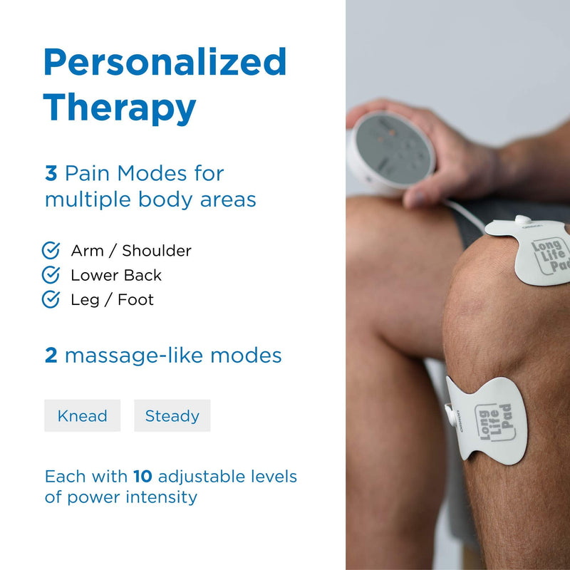 [Australia] - OMRON Pocket Pain Pro TENS Unit Muscle Stimulator, Simulated Massage Therapy for Lower Back, Arm, Foot, Shoulder and Arthritis Pain, Drug-Free Pain Relief (PM400) 