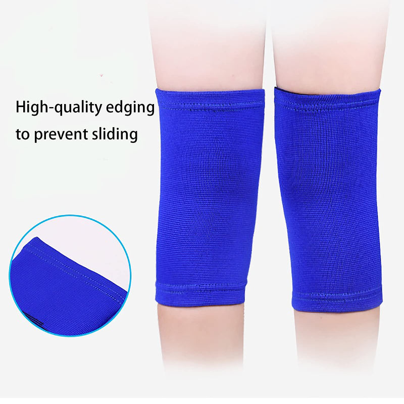 [Australia] - Kids Knee Brace,Knee Support,Teenagers Knee Sleeve,Sport Knee Protectors For Children(1 Pair) (Blue, Medium) Blue 