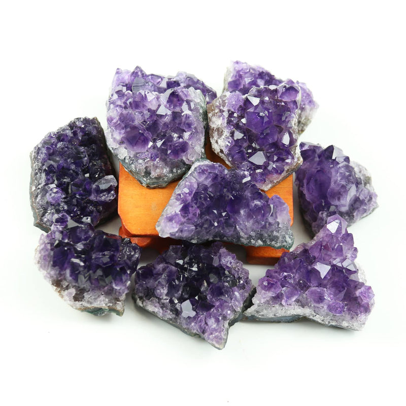 [Australia] - Nvzi Amethyst Crystals, Amethyst Cluster, Amethyst Clusters for Witchcraft, Amathesis Crystal, Raw Amethyst, Natural Amethyst Geode Cave Crystals and Healing Stones(50G) 