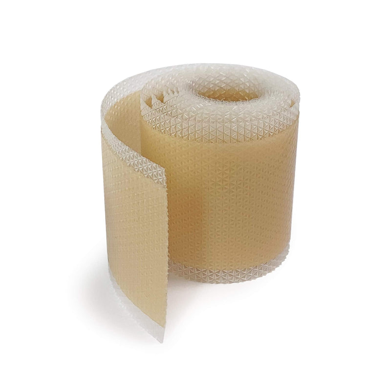 [Australia] - Medpride Easy-Tear Silicone Gel Tape Roll-1.5 Inch x 1.6 Yards- Medical Grade Wound Dressing, Sticky Bandage, Water + Shower-proof- Latex-Free, Adhesive, Soft + Flexible, Pain-Free Removal + Switching 