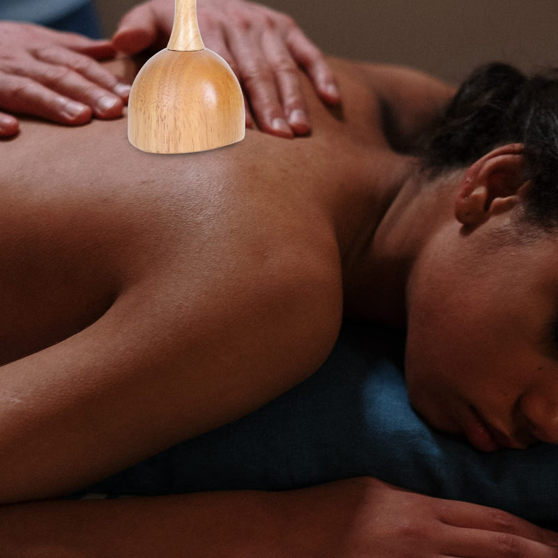 [Australia] - FOMIYES Wooden Handheld Massage Cup Wooden Swedish Cup Anti- Cellulite Lymphatic Drainage Massage Tool Maderotherapy Wood Therapy Trigger Point Release for Men Women 