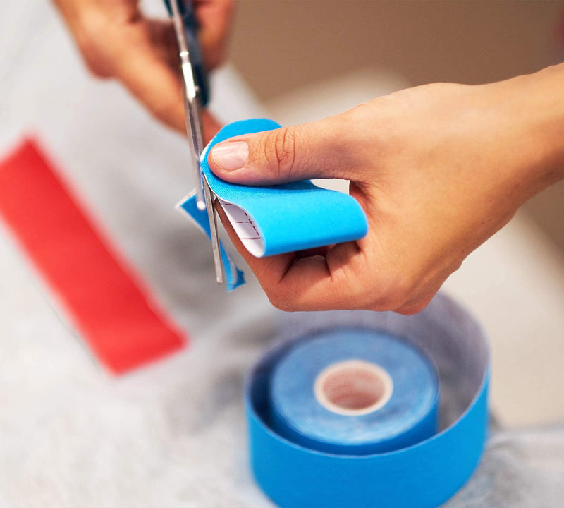 [Australia] - Kinesiology Tape red from axion German | Waterproof Skin-Friendly Elastic Self-Adhesive Bandage| Physio Tape Ideal for Sports and Everyday use 10) Red 