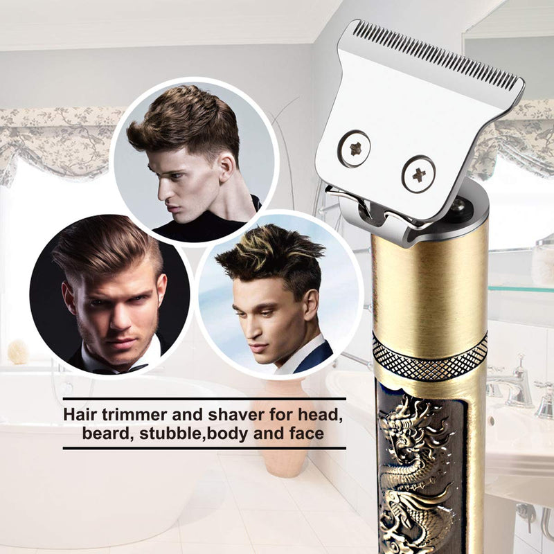 [Australia] - Hair Clippers for Men Clippers for Hair Cutting Hair Trimmer Barber Clippers Beard Trimmer Haircut kit Mens Hair Clippers Professional USB Rechargeable Wet/dry Shavers for Men-Zero Gapped Trimmer 