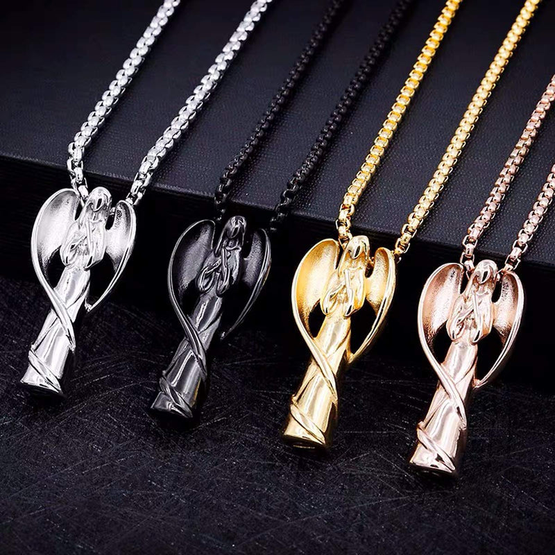 [Australia] - XUEERMEI Urn Necklaces for Ashes Memorial Cremation Anchor Memorial Keepsake Pendant Jewelry S6-Silver 