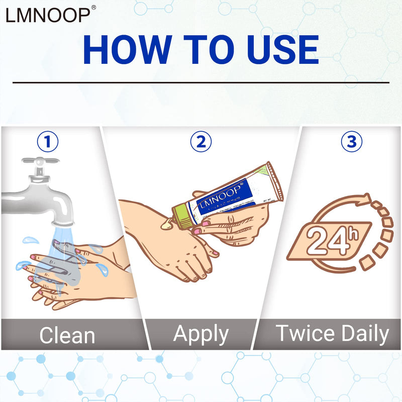 [Australia] - LMNOOP Eczema Cream, Maximum Strength Treatment Ointment for Rash, Psoriasis, Dermatitis, Urticaria, Tinea Pedis, Fungal Infection, Anti-Itch, Relief for Sensitive, Irritated Skin 