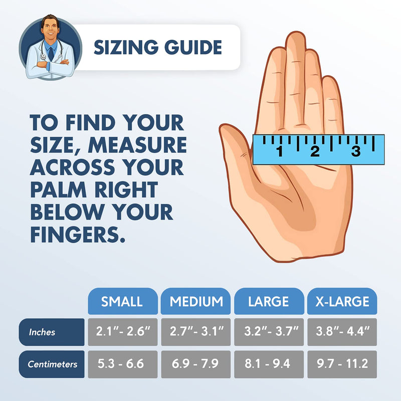 [Australia] - Dr. Frederick's Original Copper Full Finger Arthritis Glove - 2 Gloves - Perfect Computer and Phone Typing Gloves - Fit Guaranteed - Small Full Finger - Black 
