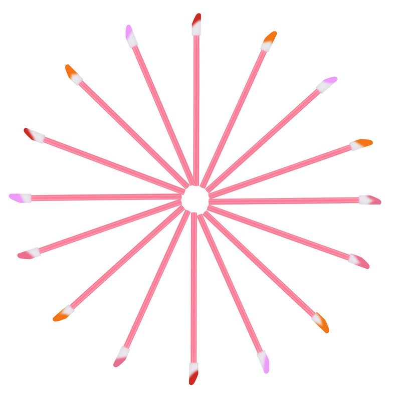 [Australia] - 400PCS Disposable Lip Brushes Lip Gloss Applicators Make Up Brush Lipstick Lip Gloss Wands Makeup Applicators Brushes Applicator Tool Makeup Beauty Tool Kits Disposable Lip Brushes Tool Kits Pink 