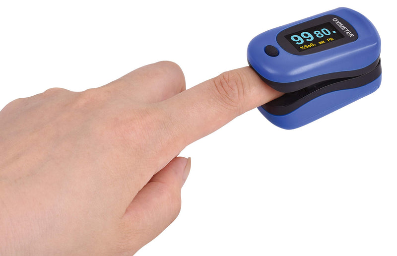 [Australia] - Fingertip Pulse Oximeter OLED Display，Blood Oxygen Saturation Monitor, 