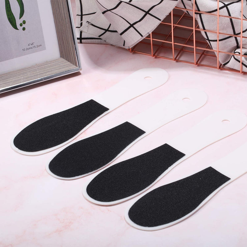 [Australia] - 4 Pieces Double-Sided Foot File Foot Rasp File Dead Skin Remover Foot Scrubber Hard Skin Remover Foot Care for Wet and Dry Cracked Feet 