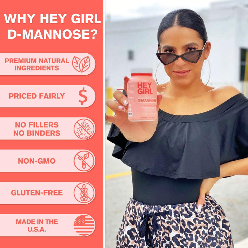[Australia] - D Mannose Capsules - Fast-Acting UTI Supplement - Cleanse & Flush Impurities - with Natural D-Mannose Powder , Cranberry , Hibiscus & Dandelion - Alternative to Cranberry for Women 