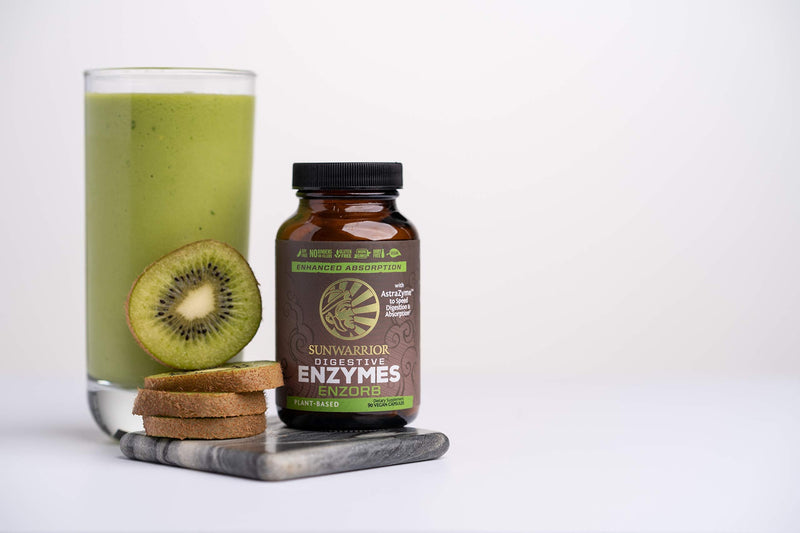 [Australia] - Digestive Enzymes Probiotic | Plant Based & Vegan with Spore Based Probiotic Essential Supplements to Support Optimal Health for Men & Women Digestive Enzyme Supplements | Enzorb by Sunwarrior 