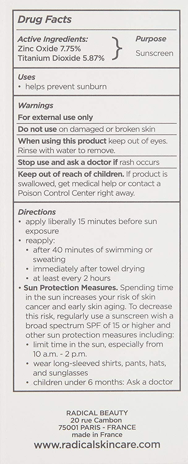 [Australia] - Radical Skincare Skin Perfecting Screen SPF 30, 1.3 Fl Oz - Protects Skin Against UVA/UVB Rays, Blurs Wrinkles, and Primes Makeup | For All Skin Types Including Sensitive Skin | Paraben Free | Clinically Proven Results 