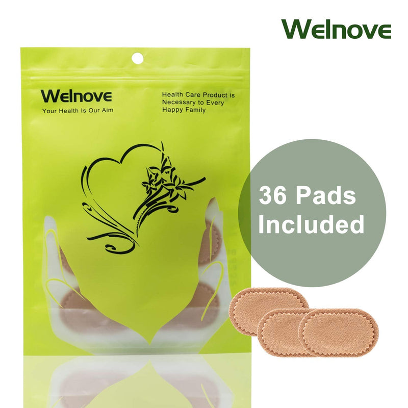 [Australia] - Welnove 36 CT Bunion Cushions Pad - Fabric Toe and Foot Bunion Protector Pads, Bunion Relief Pads for Reduce Rubbing, Callus, Chafing, Friction -Strong Adhesive Stay in Place 