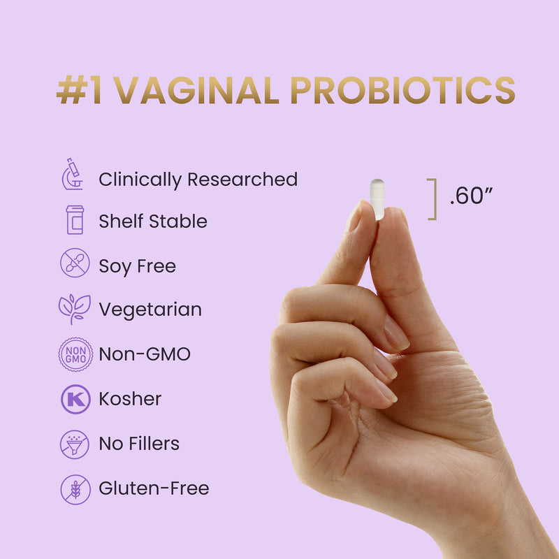 [Australia] - HPD Rx Pro-Fem #1 Vaginal Health Probiotic | Vaginal Probiotics | Clinically Proven to Promote Yeast & PH Balance, Urinary Tract Health | Feminine Probiotics | Works in 7 Days | 30 Capsules | 2-Pack 30 Count (Pack of 2) 