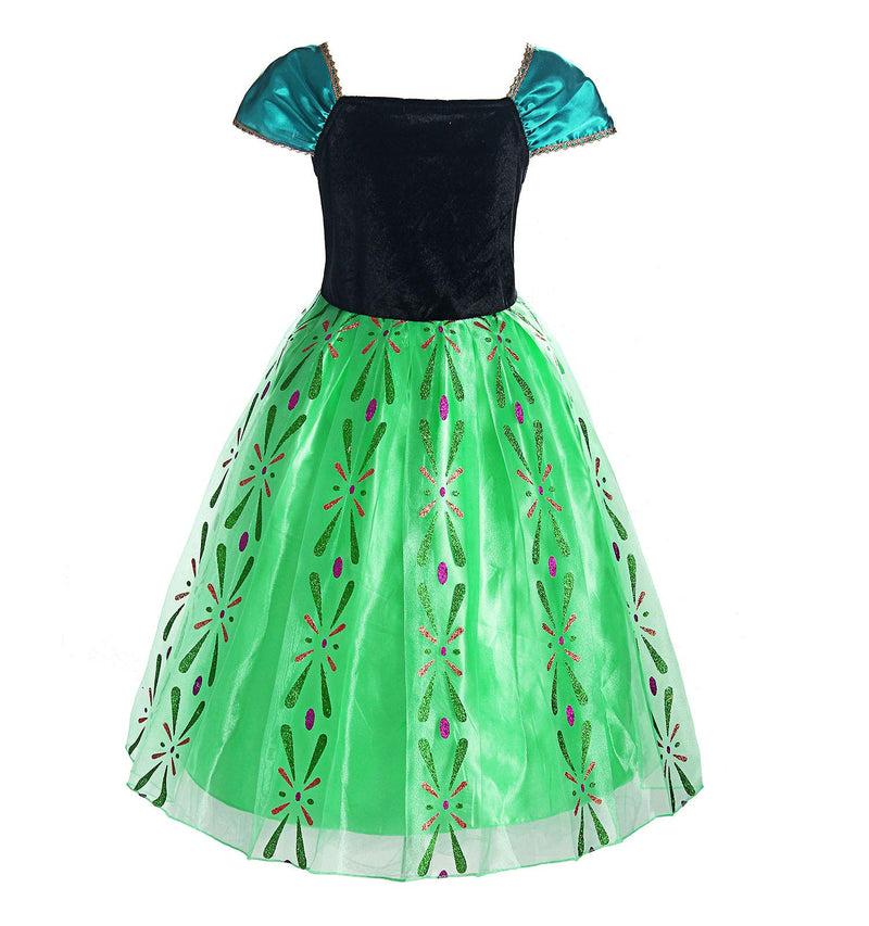 [Australia] - ReliBeauty Girls Princess Costume Dress up, Apple Green Apple Green(with Accessories) 2T-3T(100) 
