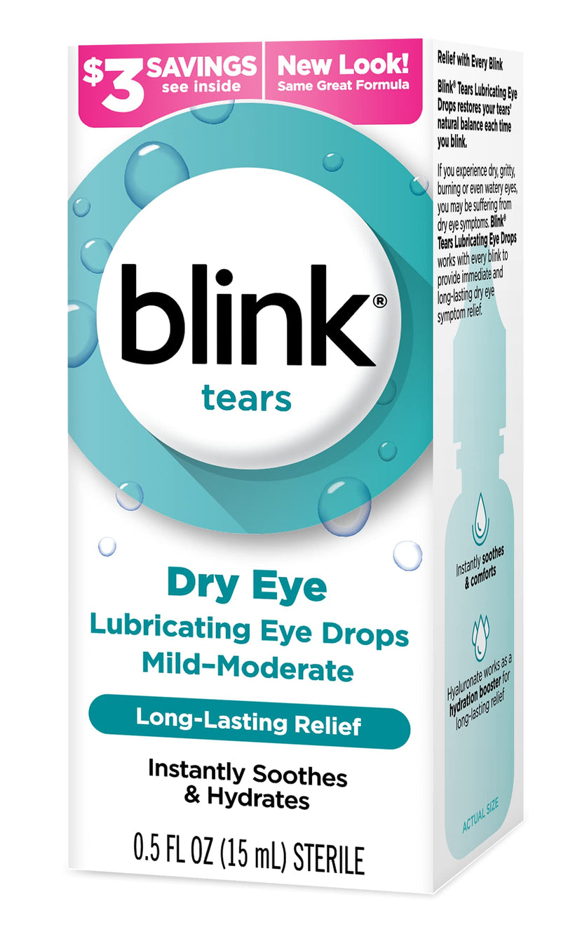 [Australia] - Blink Tears Lubricating Mild-Moderate Dry Eye Drops, 0.5 Fluid Ounce 