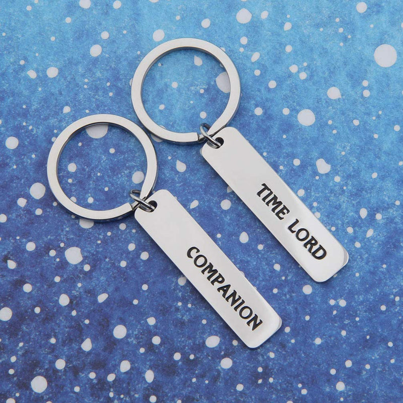 [Australia] - bobauna Time Lord Companion Keychain Set Doctor Who Gift for Fans BFF Couple 