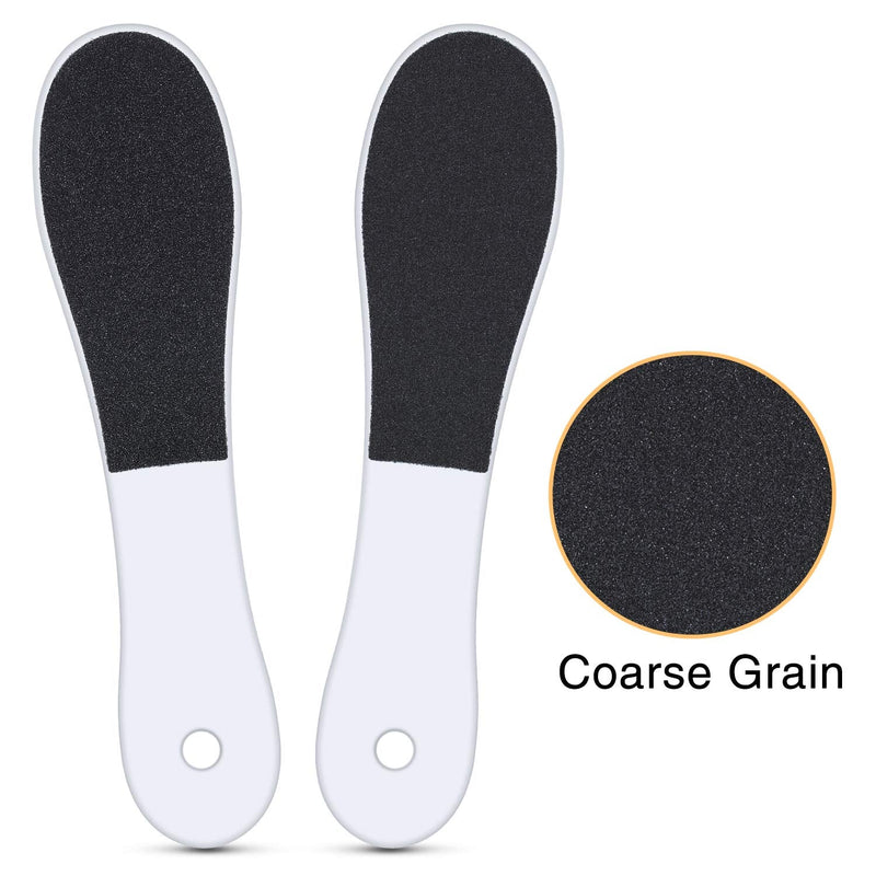 [Australia] - 4 Pieces Double-Sided Foot File Foot Rasp File Dead Skin Remover Foot Scrubber Hard Skin Remover Foot Care for Wet and Dry Cracked Feet 