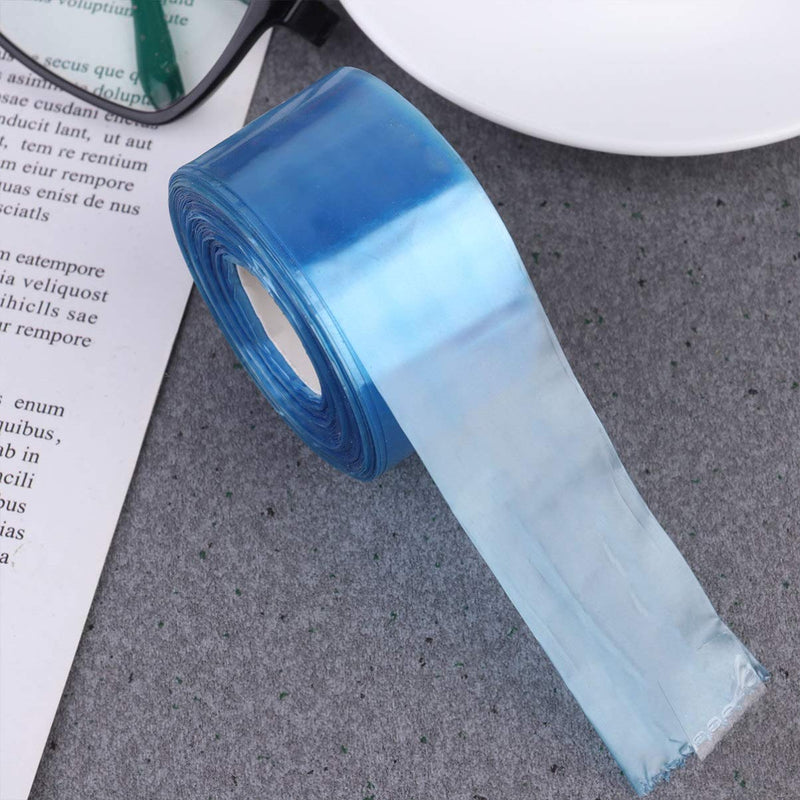 [Australia] - Healifty Leg Sleeve 200pcs Disposable Eyeglass Sleeves Glass Leg Covers for Hair Dying Styling Coloring (Blue) Glasses Accessories 