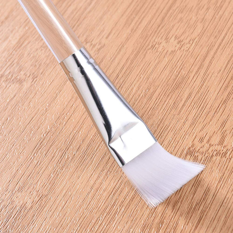 [Australia] - AKOAK 3 Pcs Transparent Crystal Rod Mask Brush, Soft Fiber Bristles, Used for Facial Care, Beauty and Makeup Tools 