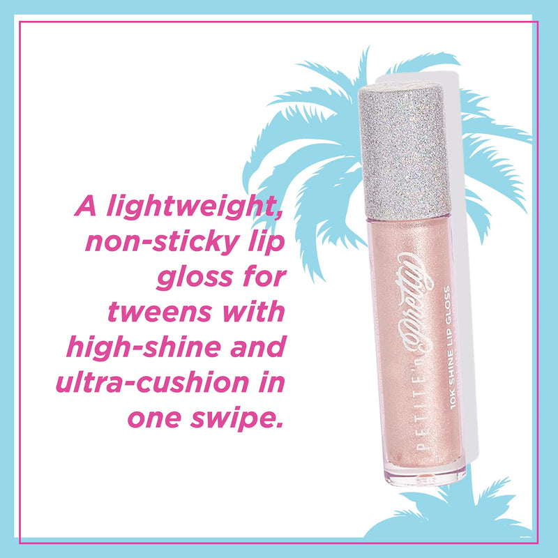 [Australia] - Petite 'n Pretty 10K Shine Lip Gloss for Kids, Children, Tweens and Teens. High Shine and Lighweight. (Glow Down) Glow Down 