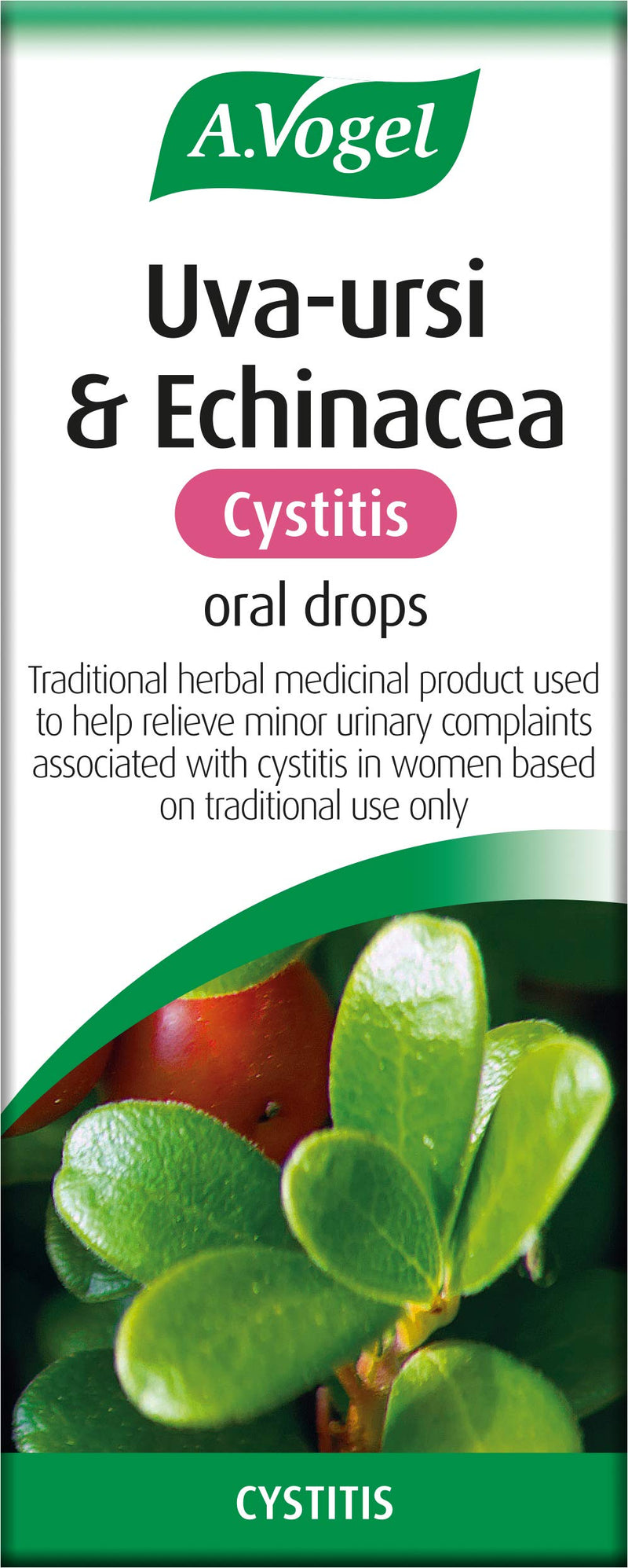 [Australia] - A.Vogel Uva-ursi & Echinacea Cystitis Oral Drops | Cystitis Treatment for Women | Relieves Minor Urinary Complaints Associated with Cystitis | 50ml 