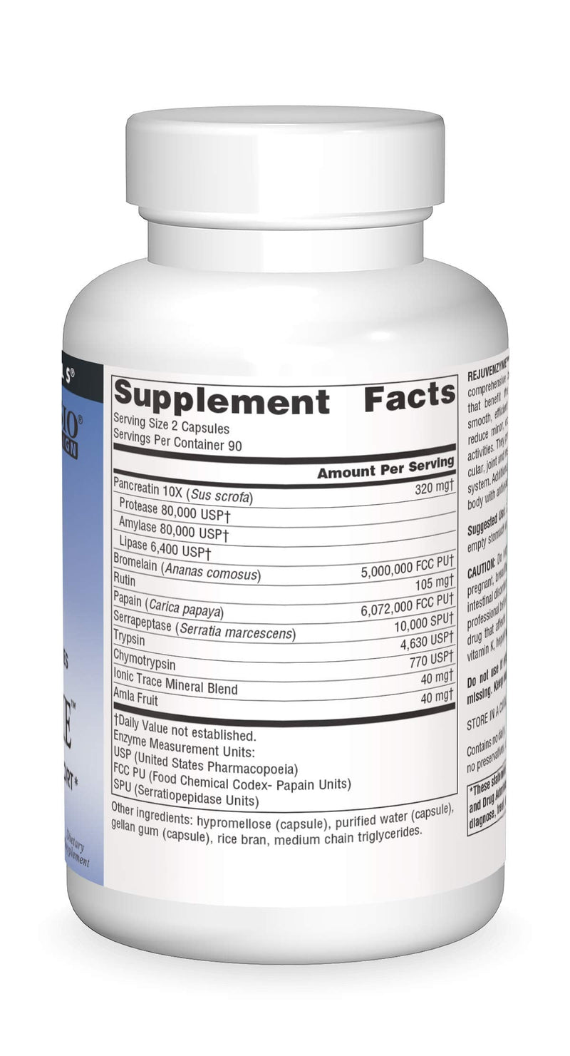 [Australia] - Source Naturals RejuvenZyme - For Heart, Joint & Immune Support - 180 Capsules 