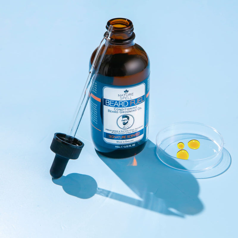 [Australia] - Nature Spell Beard Grooming Oil - Extra Large Bottle 110ml- Signature Scented, Beard Conditioning Oil, Made in UK 