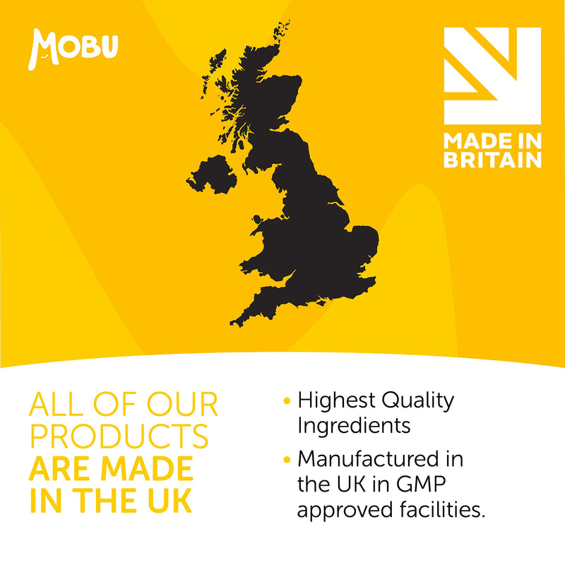 [Australia] - Multivitamin & Iron 120 Tablets for Men & Women | Vitamin A, B, C, D and Iron | Immune Support & Daily Wellbeing Multivitamins with Iron | Vegetarian | MOBU UK 