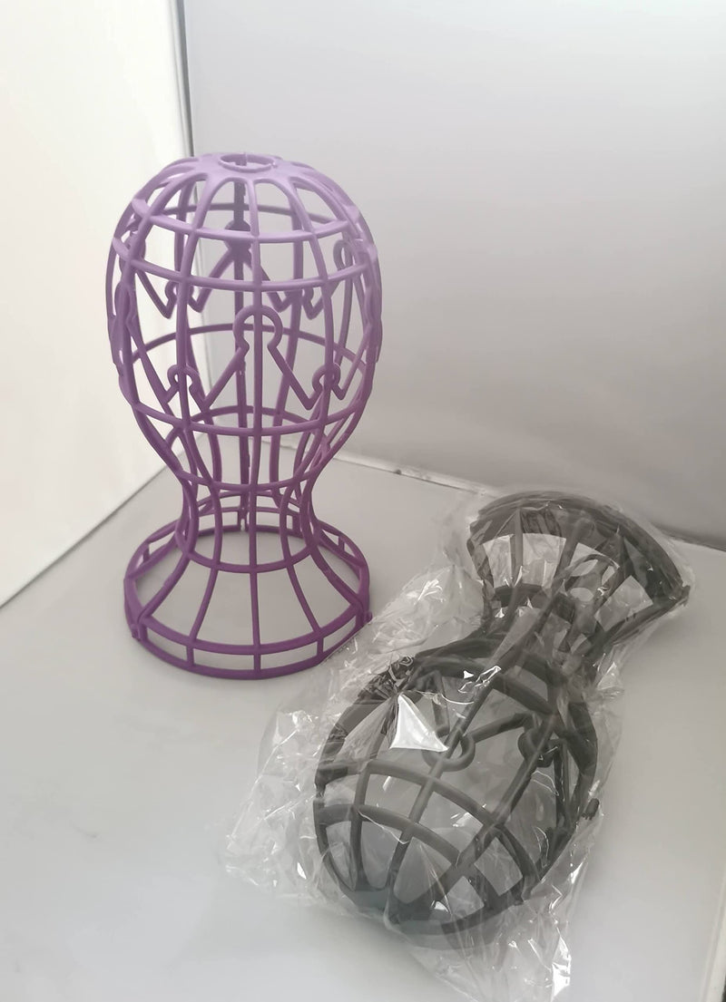[Australia] - UK: 1 Collapsible Wig Transporter Hat Display Stand Mannequin Dummy Head Scarf Holder. Hat, glasses, Wig 