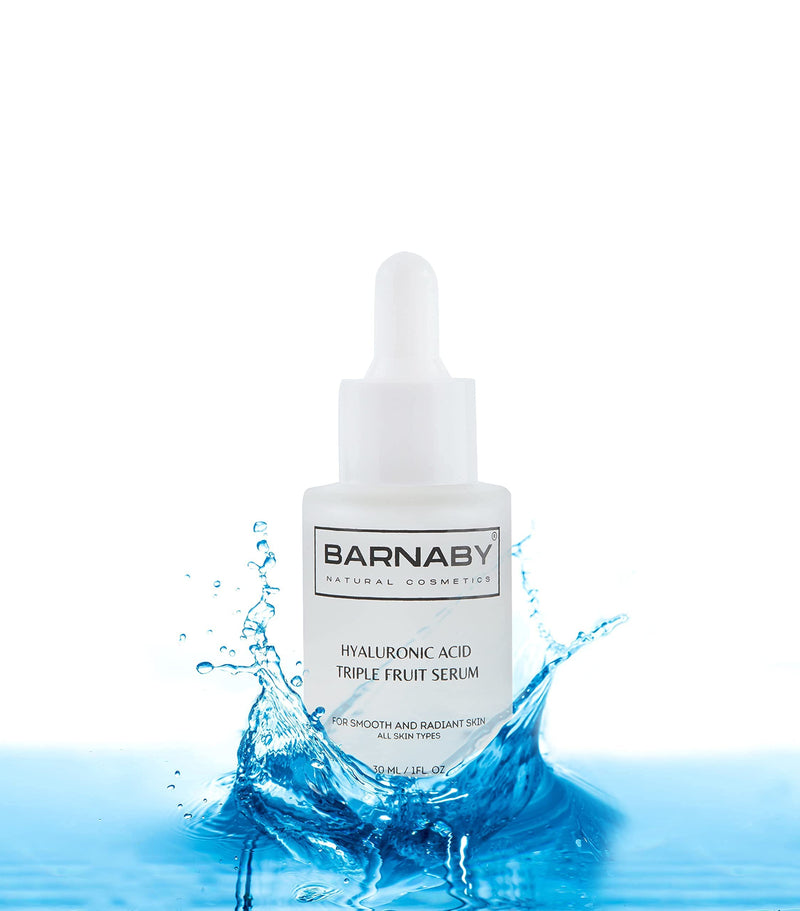 [Australia] - Hyaluronic Acid Triple Fruit Serum | Luxury Pure Hyaluronic Acid Face Serum with Vitamin B5, Anti-Aging, Prevent Wrinkles, Spots, Acne and Blemishes from Barnaby Skincare 
