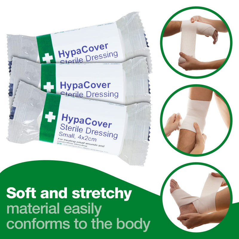 [Australia] - HypaCover Sterile Dressing Bandage Small 4 x 2cm (Pack of 6) Small (4 x 2cm) Pack of 6 