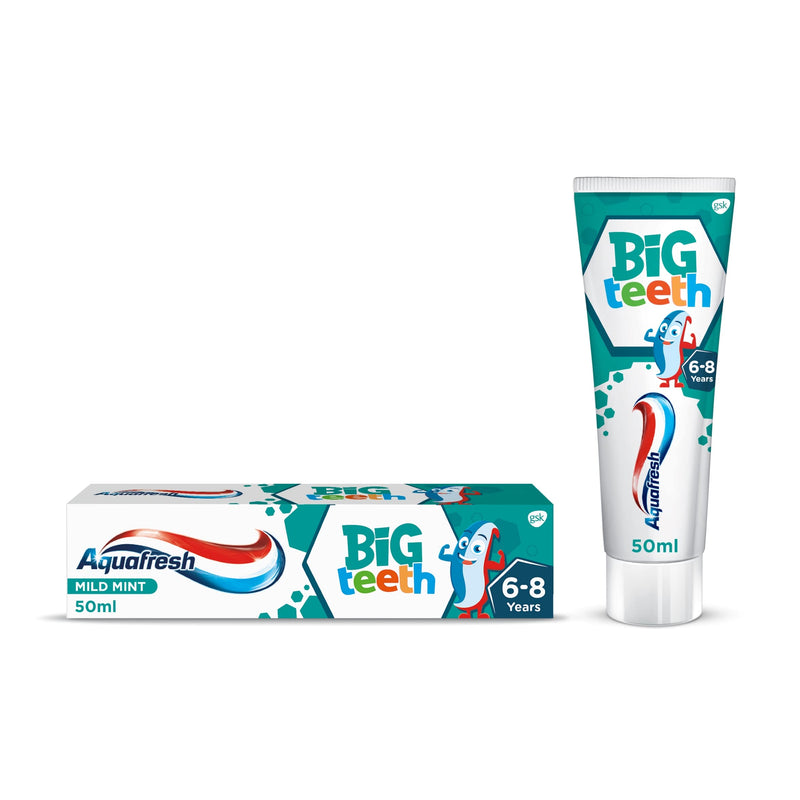 [Australia] - Aquafresh Big Teeth 6-8 Years Kids Toothpaste, 50 ml 