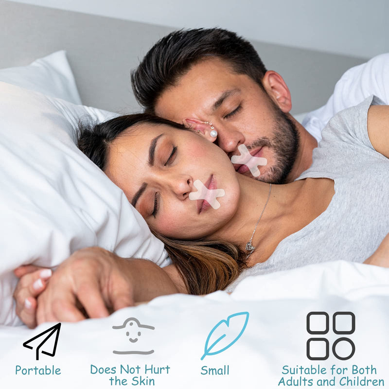 [Australia] - 120Pcs Sleep Mouth Tape for Sleeping, Sleep Strips Mouth Tape for Snoring Nasal Breathing, Sleep Tape Anti Mouth Breathing Tape for Better Nose Breathing Snoring Relief, Less Snoring Devices 