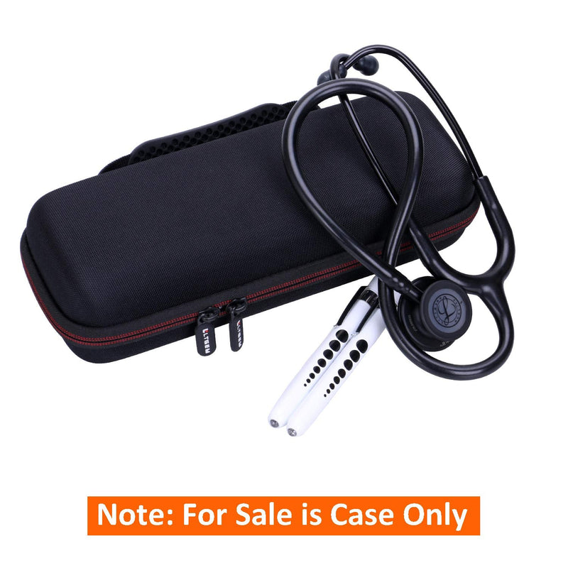 [Australia] - Stethoscope Case - LTGEM Hard Case for 3M Littmann Classic III Monitoring, MDF Acoustica Deluxe Lightweight Dual Head Stethoscope. Mesh Pocket for Accessories 