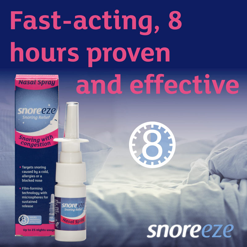 [Australia] - Triple Pack Snoreeze Snoring Relief Nasal Spray - targets snoring caused by a cold, allergies or a blocked nose 