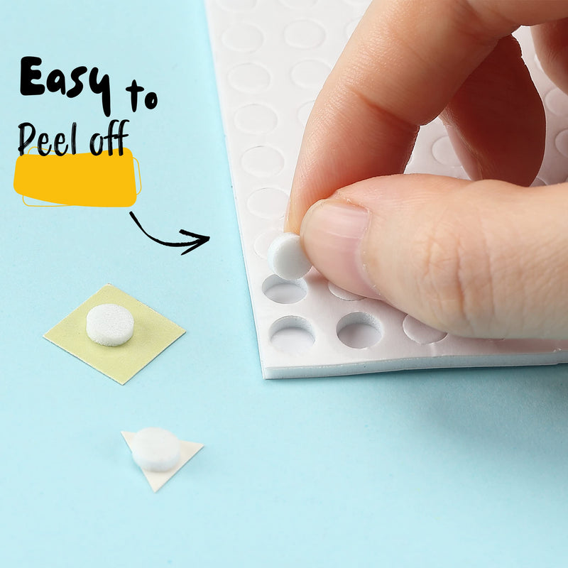 [Australia] - Mr. Pen- Foam Dots, 2400 pcs, 12 Sheets, Adhesive Foam Dots, 3D Foam Dots, 3D Pop Dots, Dual-Adhesive 3D Foam, Foam Adhesive Dots, Foam Dots Double Sided Adhesive, Adhesive Dots, Adhesive Foam 