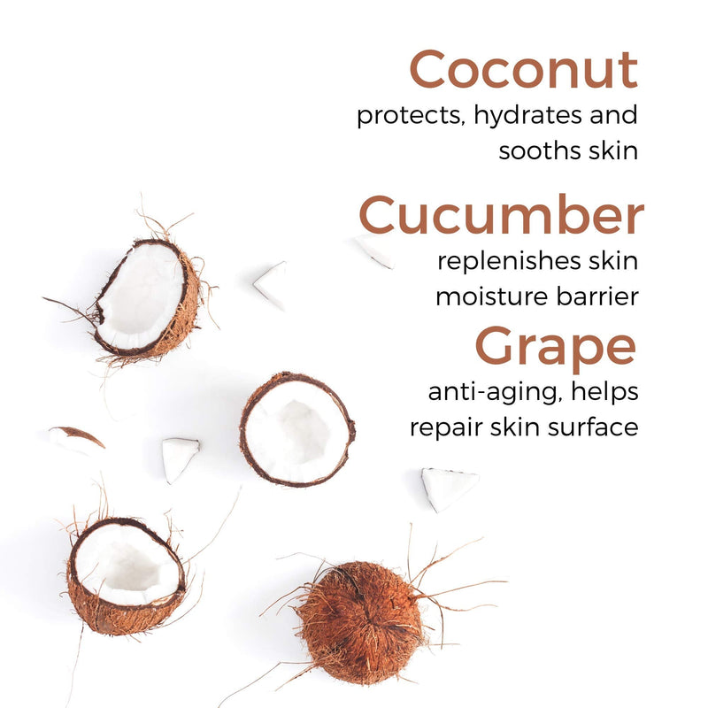 [Australia] - Coconut Facial Cleansing Milk Sulfate Free for All Skin Types By Georgette Klinger Skin Care - Men & Women Daily Face Cleanser 