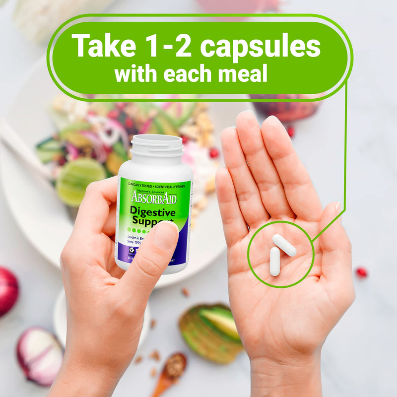 [Australia] - Nature's Sources AbsorbAid Digestive Support - 90 Vcaps 