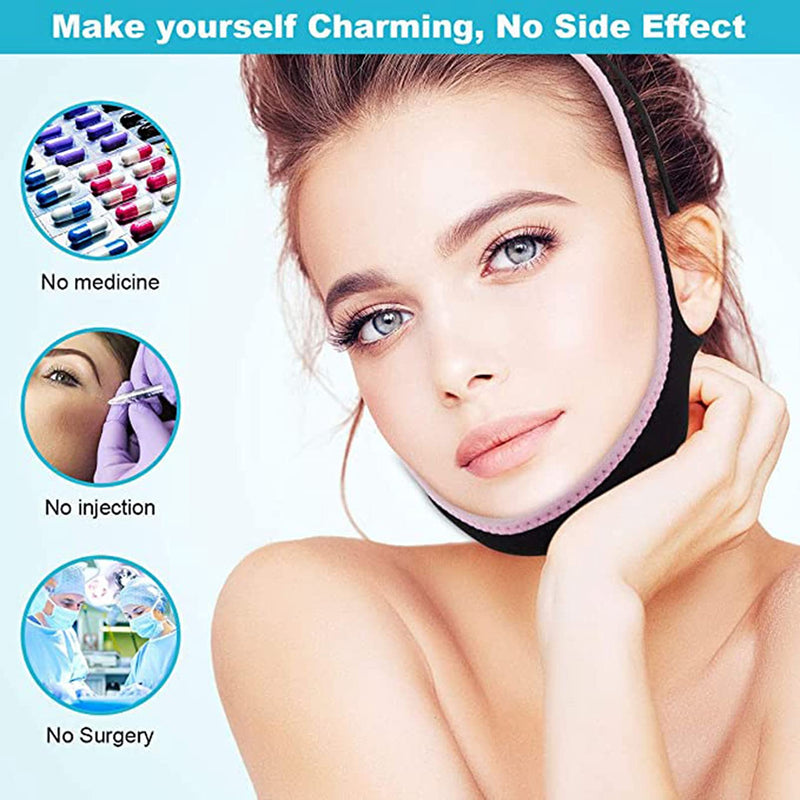 [Australia] - Anti Snoring Chin Strap,Anti Snore Belt Stop Snoring Aids,Naturally Effective Anti Snore Devices,Solution Snore Stopper for Men Women, Adjustable Stop Snoring Sleep Aid Suitable for Most Face Shapes 