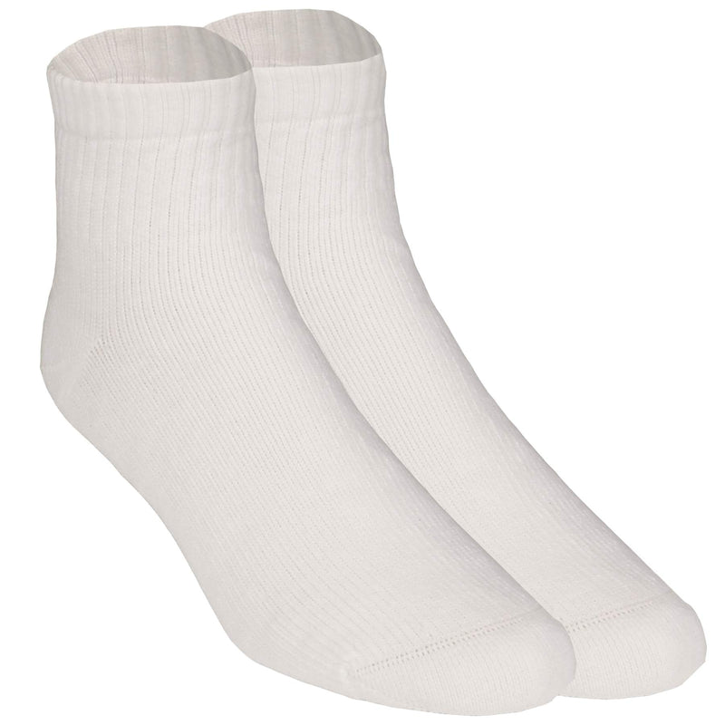 [Australia] - Nuvein Padded Low Cut Socks, 8-15 Mmhg Light Compression, Cushioned Ankle Length, Sensitive', White, X-large 