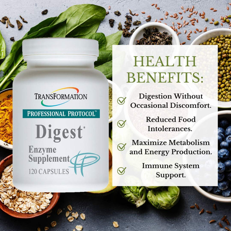 [Australia] - Transformation Enzyme - Digest* Capsules- Supports Overall Digestive and Immune System Health, - Aids The Digestion of Lipids to Enhance The Performance of The Pancreas and Liver, (90) 90 