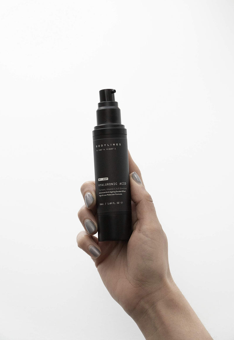 [Australia] - Bodylines Hyaluronic Acid Serum 50ml with 20% Vitamin C, 5% Vitamin E, Ferulic Acid & Turmeric 100% Vegan 