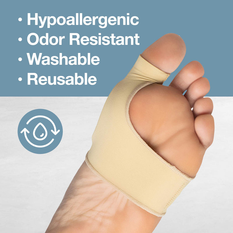 [Australia] - ZenToes Bunion Corrector and Bunion Relief Sleeve with Gel Bunion Pads - 1 Pair for Men and Women (Small, Women 5-7, Men 4-6) Small (1 Count) 