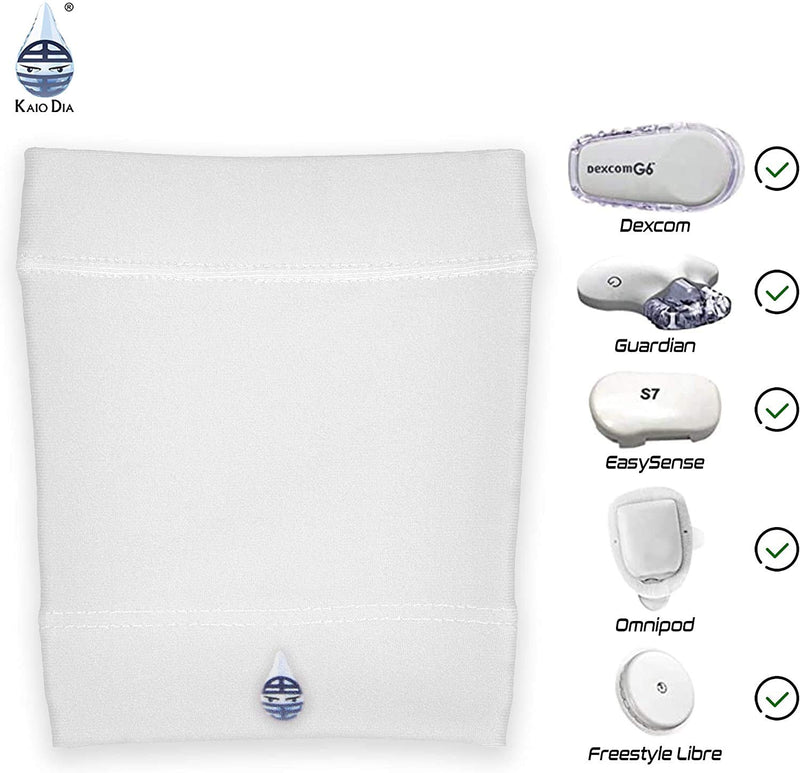 [Australia] - Dia-Band, Armband for CGM Freestyle Libre, Medtronic, Dexcom or Omnipod - Comfortable and Reusable Diabetic Armband for Glucose Sensor. L (29-32 cm) L (29-33 cm) 