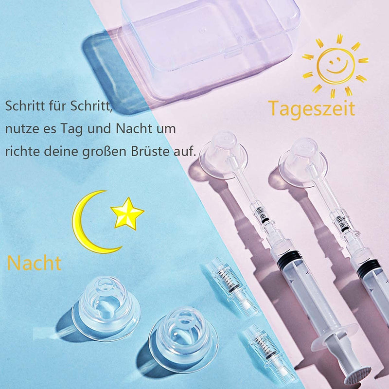[Australia] - Inverted Nipple Puller 2 PC Nipple Aspirator Corrector Women Nipple Suckers for Flat Nipples 